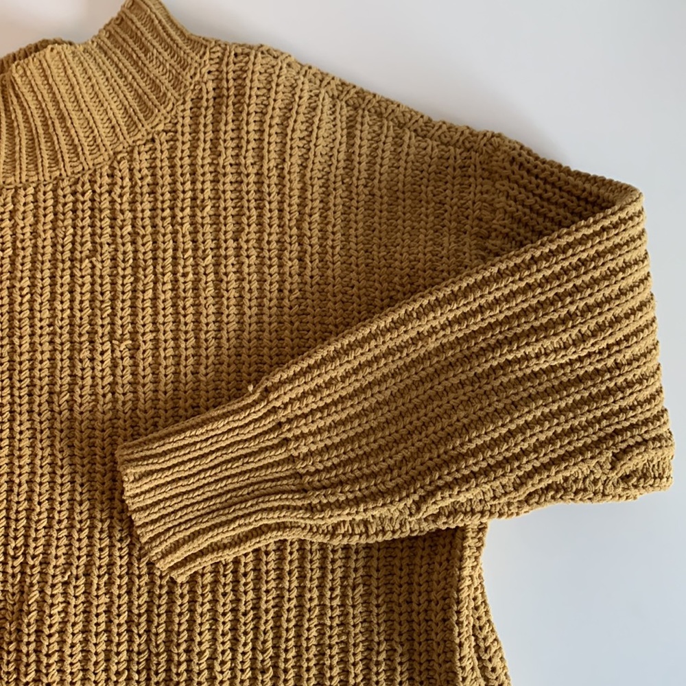 Aerie Chenille Knit Mockneck Sweater